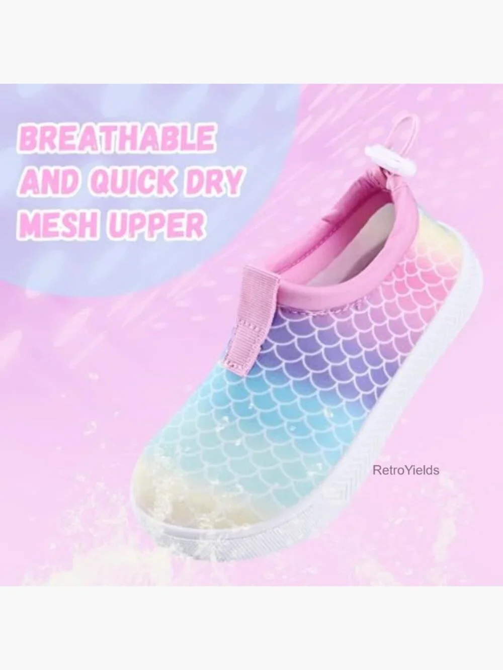 Toddler Water Shoes Quick Dry Slip On Aqua Swim Beach Walking